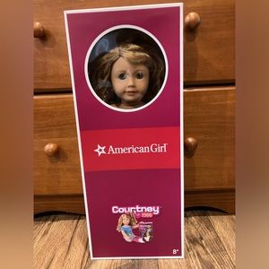 18" American Girl Courtney Moore Historical 1986 Doll with Pierced Ears